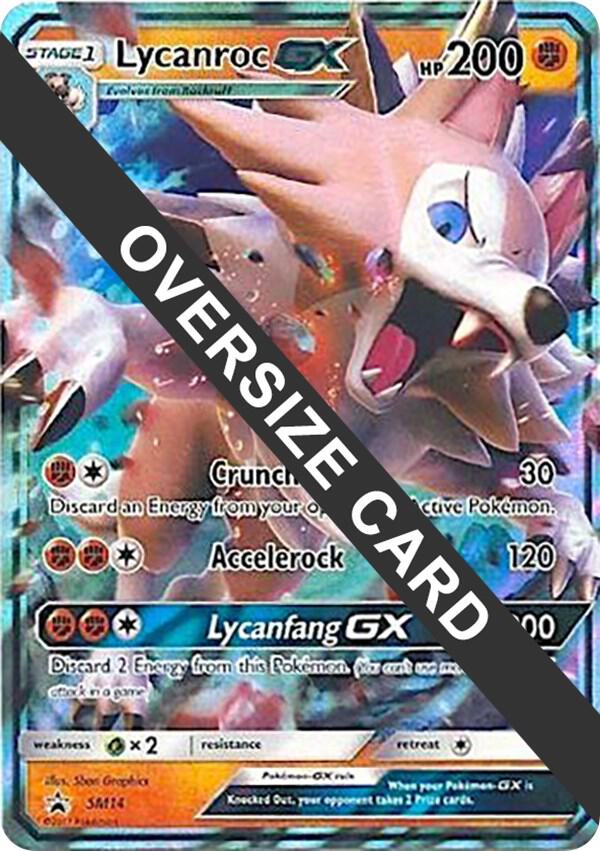 Lycanroc GX - SM14 SM14 — Jumbo Cards (English Pokémon TCG card)