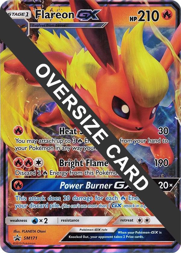 Flareon GX - SM171 (SM Black Star Promo) SM171 — Jumbo Cards (English Pokémon TCG card)