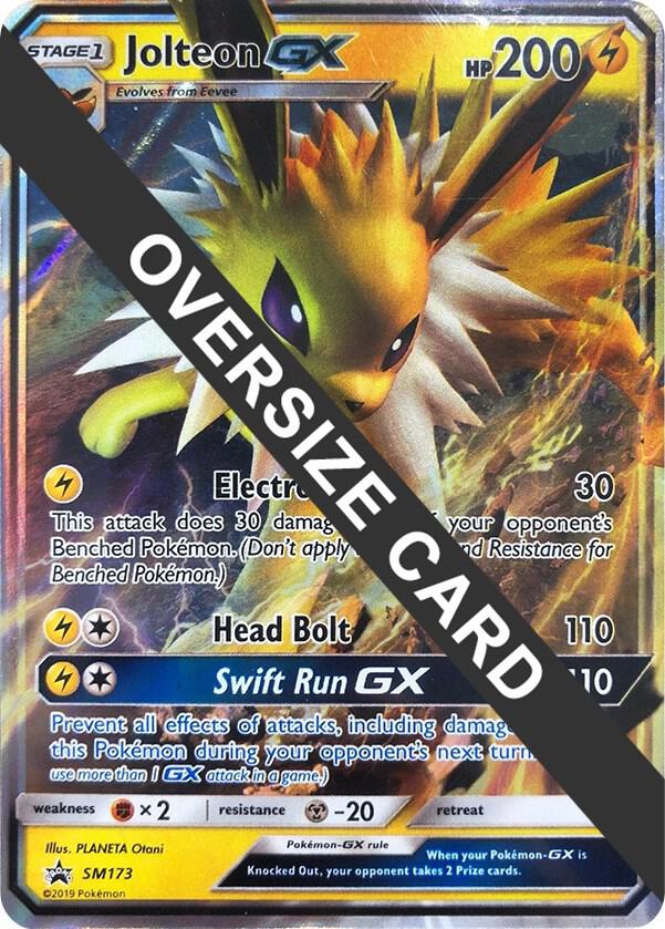 Jolteon GX - SM173 (SM Black Star Promo) SM173 — Jumbo Cards (English Pokémon TCG card)