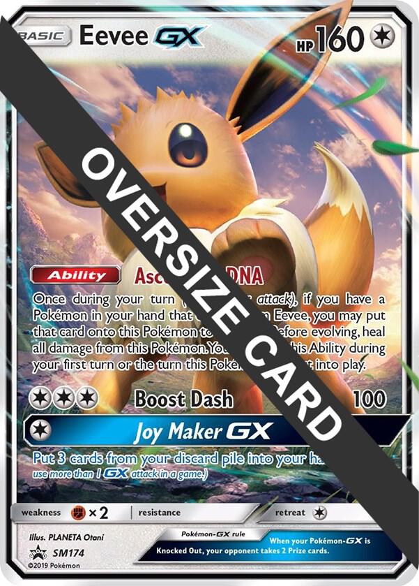 Eevee GX - SM174 (SM Black Star Promo) SM174 — Jumbo Cards (English Pokémon TCG card)