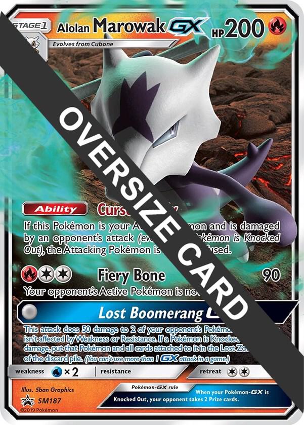 Alolan Marowak GX - SM187 SM187 — Jumbo Cards (English Pokémon TCG card)