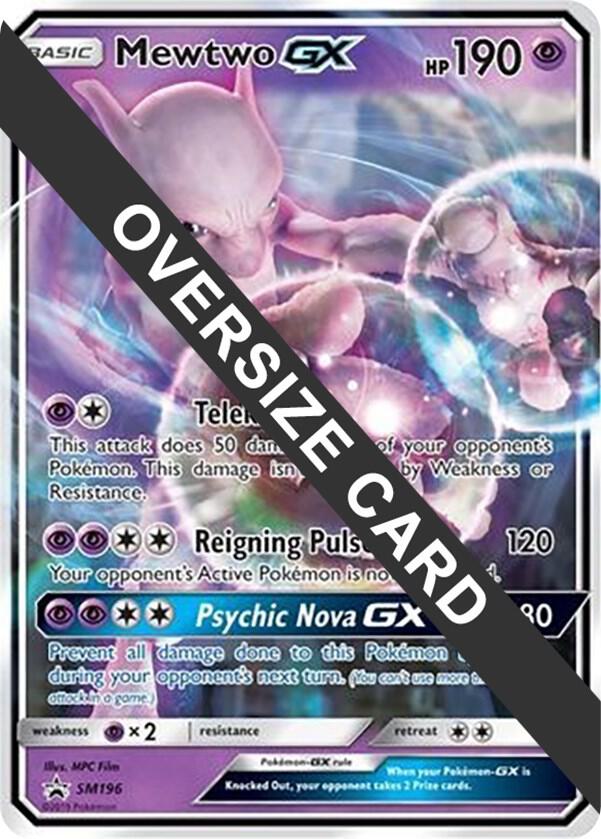 Mewtwo GX - SM196 SM196 — Jumbo Cards (English Pokémon TCG card)