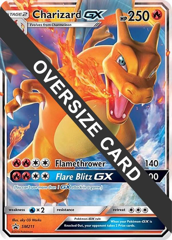 Charizard GX - SM211 (SM Black Star Promo) SM211 — Jumbo Cards (English Pokémon TCG card)