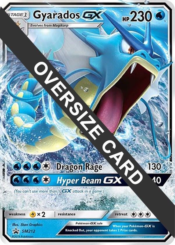 Gyarados GX - SM212 (SM Black Star Promo) SM212 — Jumbo Cards (English Pokémon TCG card)