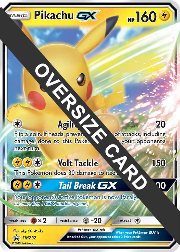 Pikachu GX - SM232 SM232 — Jumbo Cards (English Pokémon TCG card)
