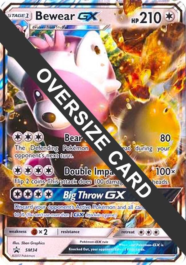 Bewear GX - SM34 (Black Star Promos) SM34 — Jumbo Cards (English Pokémon TCG card)