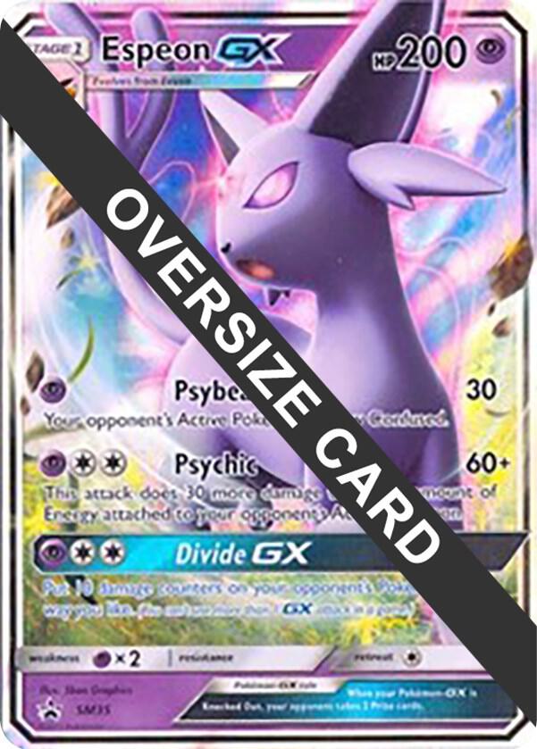 Espeon GX - SM35 (SM Black Star Promos) SM35 — Jumbo Cards (English Pokémon TCG card)