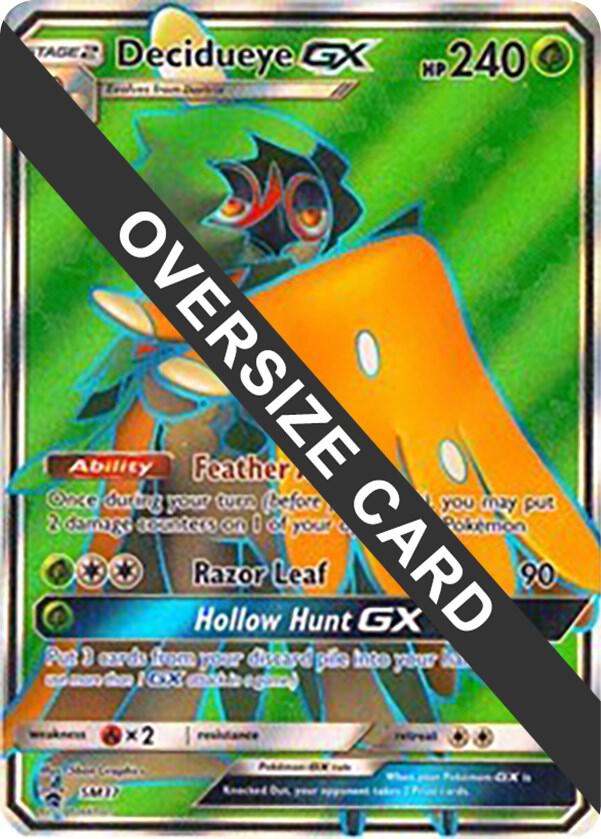 Decidueye GX - SM37 (SM Black Star Promo) SM37 — Jumbo Cards (English Pokémon TCG card)