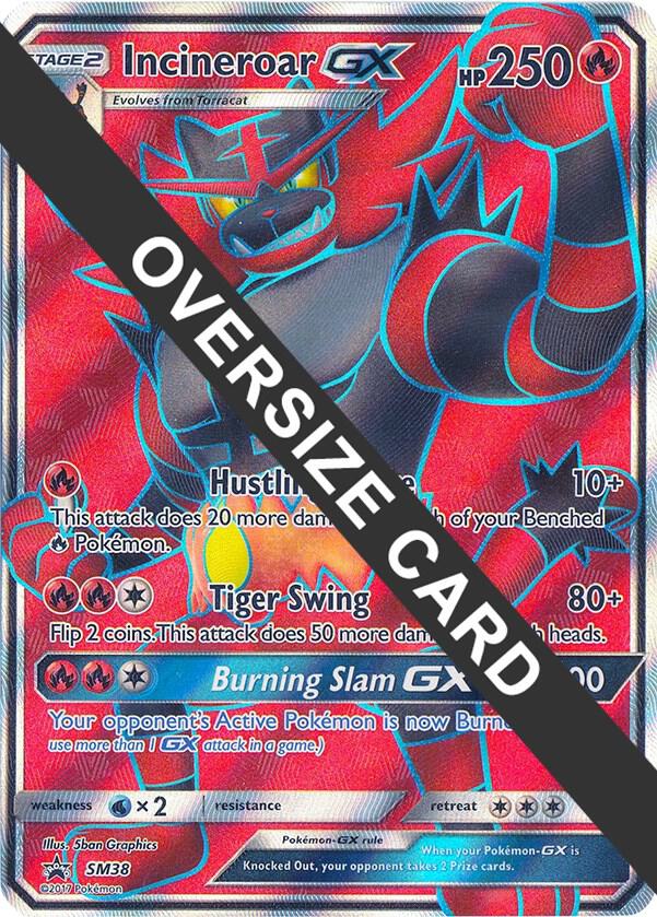 Incineroar GX - SM38 (SM Black Star Promo) SM38 — Jumbo Cards (English Pokémon TCG card)