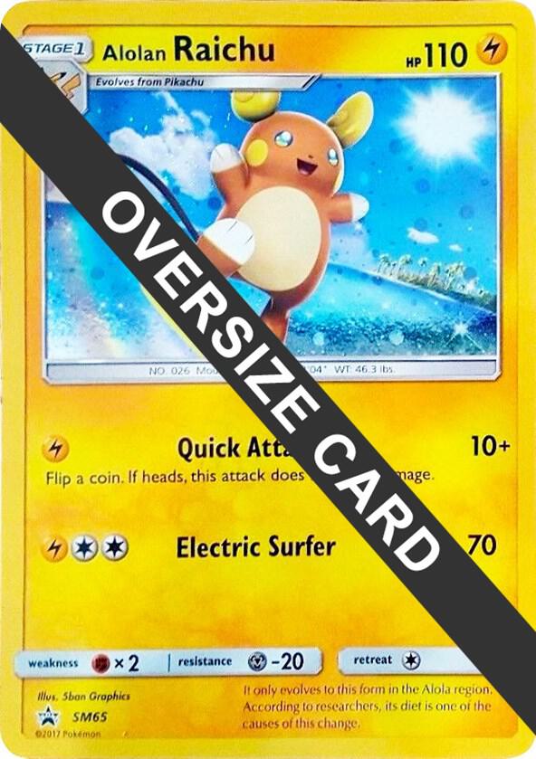 Alolan Raichu - SM65 SM65 — Jumbo Cards (English Pokémon TCG card)