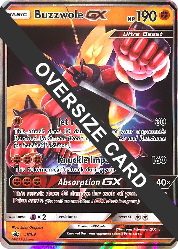 Buzzwole GX - SM69 (SM Black Star Promos) SM69 — Jumbo Cards (English Pokémon TCG card)