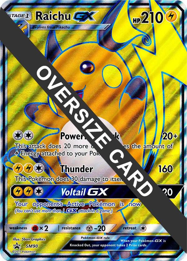 Raichu GX - SM90 SM90 — Jumbo Cards (English Pokémon TCG card)