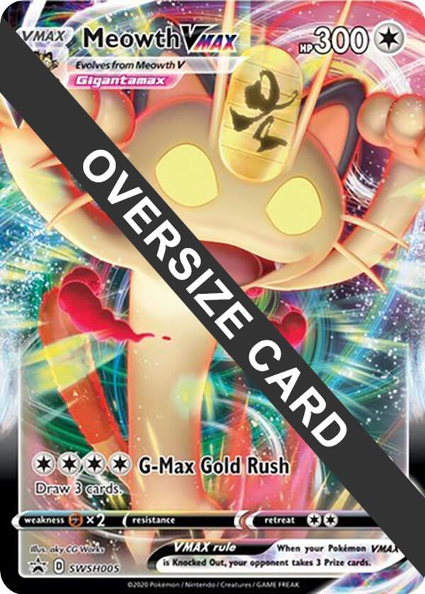 Meowth VMAX - SWSH005 SWSH005 — Jumbo Cards (English Pokémon TCG card)