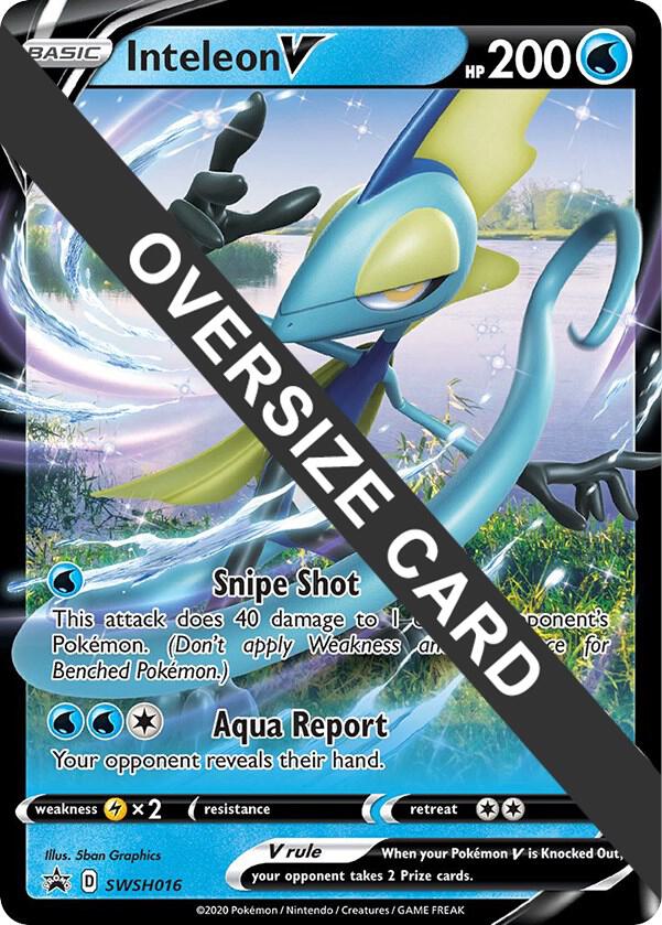 Inteleon V - SWSH016 SWSH016 — Jumbo Cards (English Pokémon TCG card)