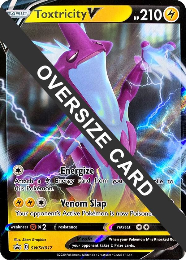 Toxtricity V - SWSH017 SWSH017 — Jumbo Cards (English Pokémon TCG card)