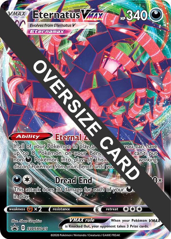 Eternatus VMAX - SWSH045 SWSH045 — Jumbo Cards (English Pokémon TCG card)