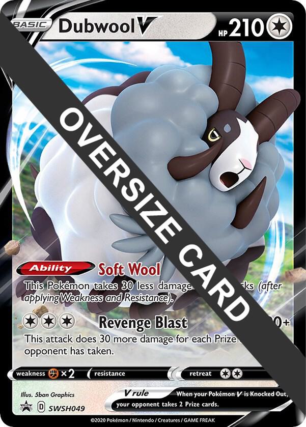 Dubwool V - SWSH049 SWSH049 — Jumbo Cards (English Pokémon TCG card)