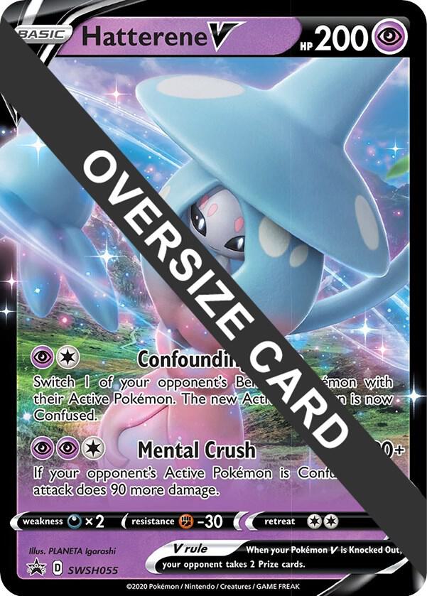 Hatterene V - SWSH055 SWSH055 — Jumbo Cards (English Pokémon TCG card)