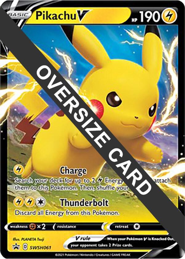 Pikachu V - SWSH061 SWSH061 — Jumbo Cards (English Pokémon TCG card)