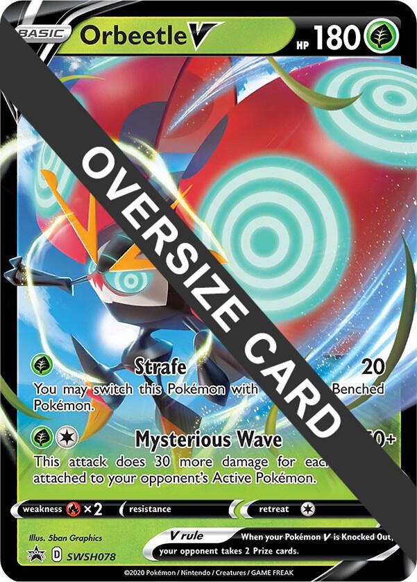 Orbeetle V - SWSH078 SWSH078 — Jumbo Cards (English Pokémon TCG card)
