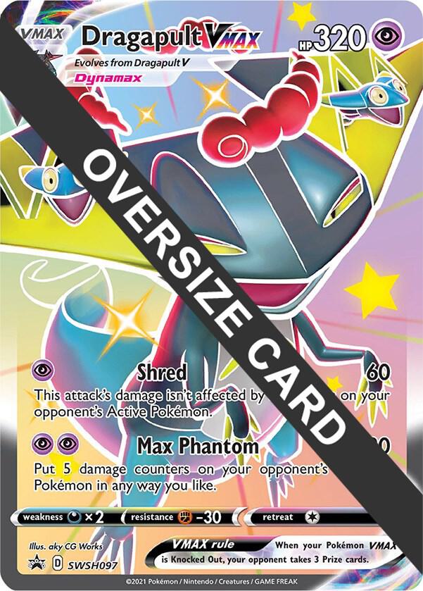 Dragapult VMAX - SWSH097 SWSH097 — Jumbo Cards (English Pokémon TCG card)