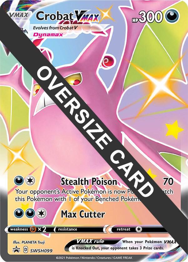 Crobat VMAX - SWSH099 SWSH099 — Jumbo Cards (English Pokémon TCG card)