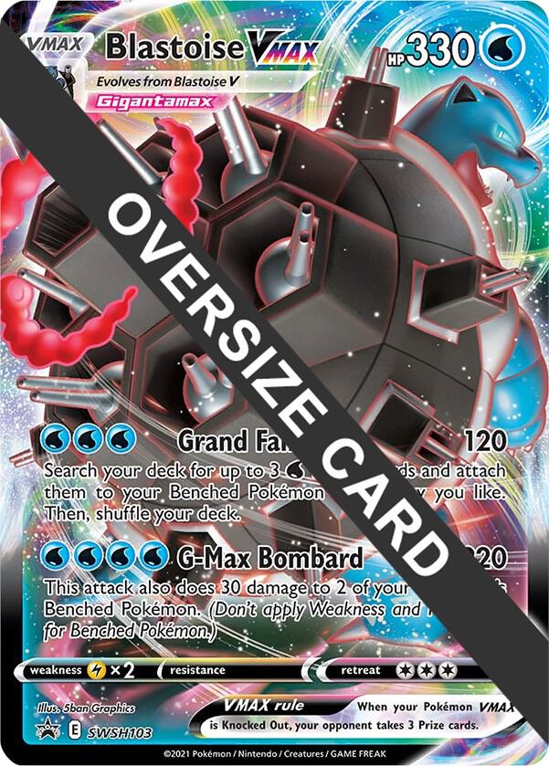 Blastoise VMAX - SWSH103 SWSH103 — Jumbo Cards (English Pokémon TCG card)