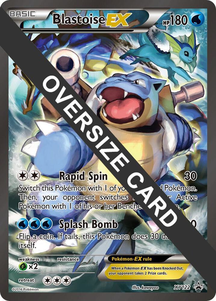 Blastoise EX - XY122 XY122 — Jumbo Cards (English Pokémon TCG card)