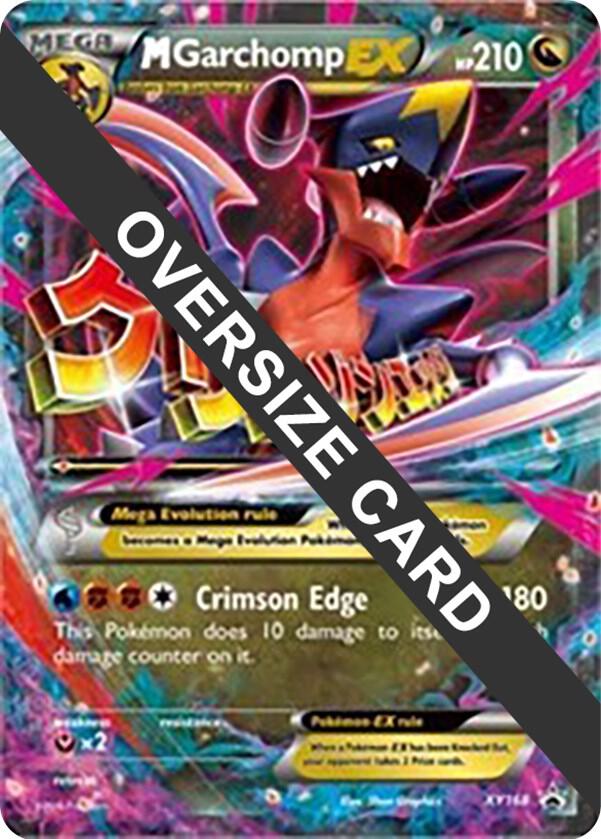 M Garchomp EX - XY168 XY168 — Jumbo Cards (English Pokémon TCG card)