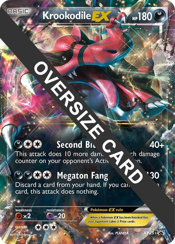 Krookodile EX - XY25 XY25 — Jumbo Cards (English Pokémon TCG card)