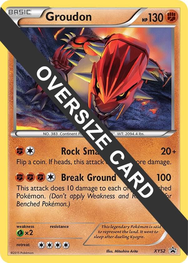 Groudon - XY52 (XY Black Star Promo) XY52 — Jumbo Cards (English Pokémon TCG card)