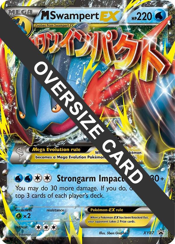 M Swampert EX - XY87 XY87 — Jumbo Cards (English Pokémon TCG card)