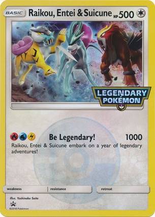 Raikou, Entei & Suicune — Jumbo Cards (English Pokémon TCG card)