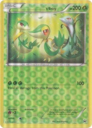 Snivy — Jumbo Cards (English Pokémon TCG card)
