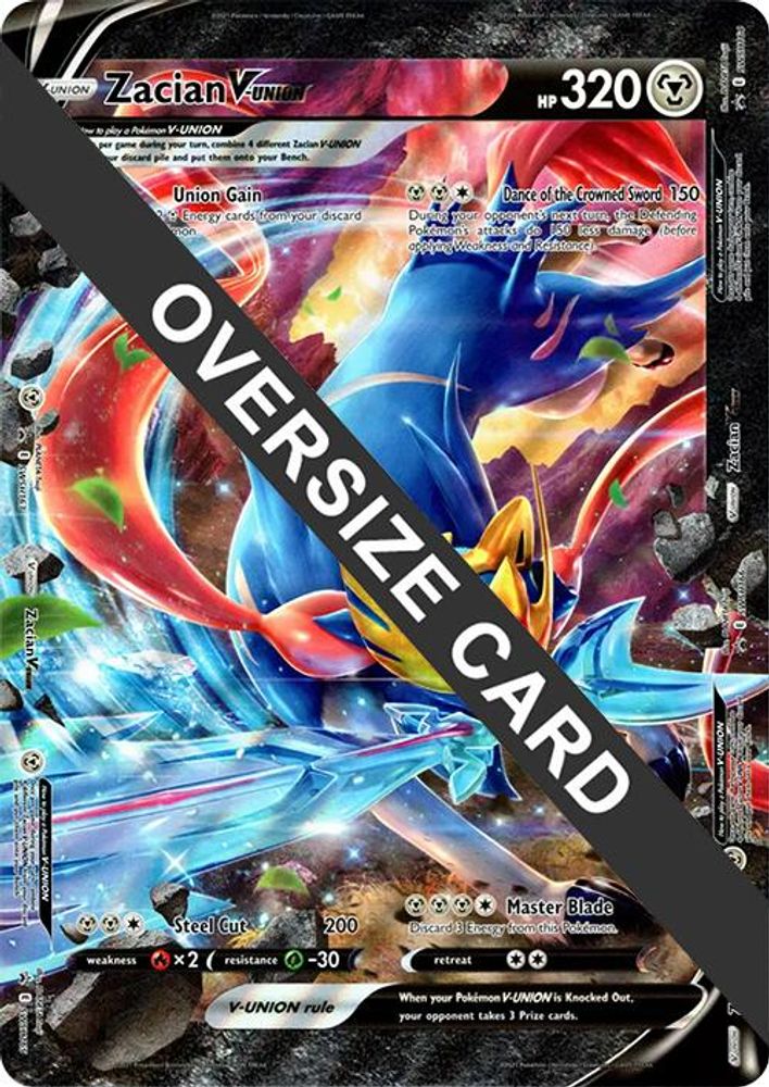 Zacian V-UNION — Jumbo Cards (English Pokémon TCG card)