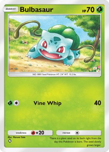 Bulbasaur 001/379 — Deluxe Pack ex (English Pokémon TCG card)
