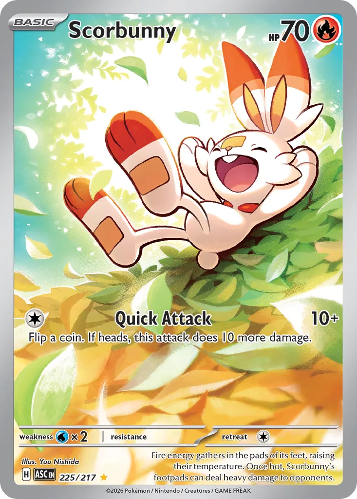 Scorbunny 225/217 — Ascended Heroes (English Pokémon TCG card)