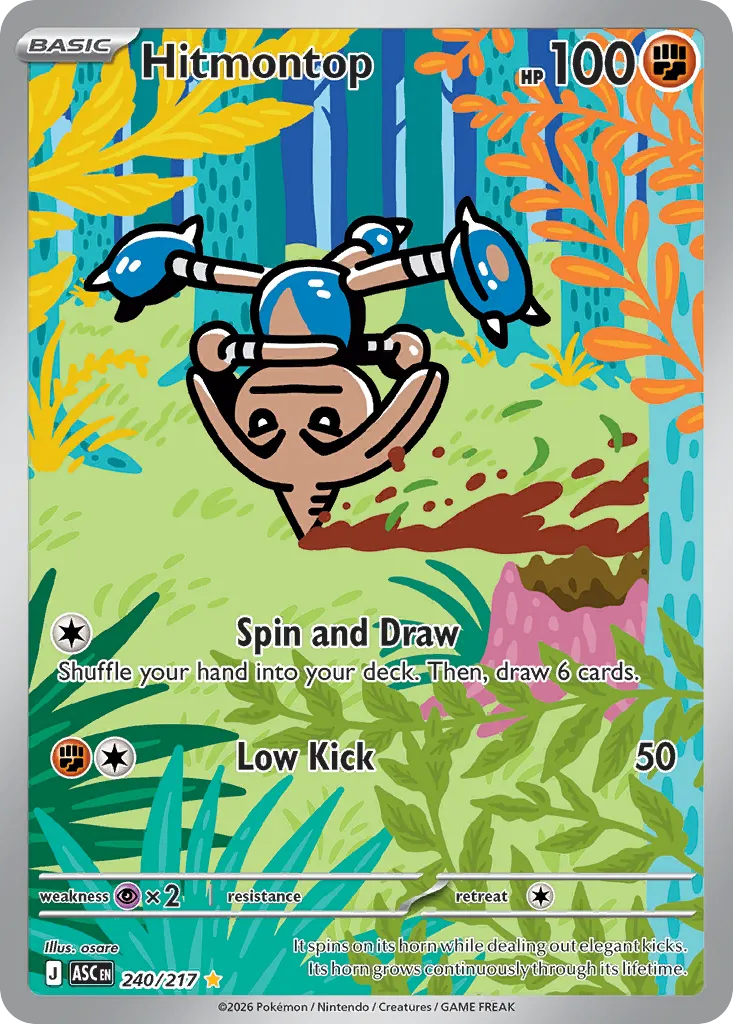 Hitmontop 240/217 — Ascended Heroes (English Pokémon TCG card)