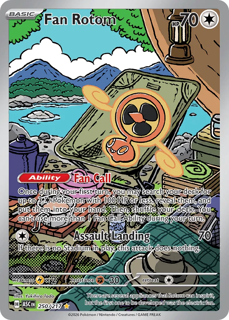 Fan Rotom 250/217 — Ascended Heroes (English Pokémon TCG card)