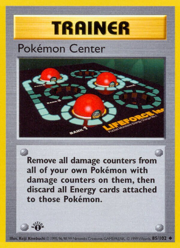 Pokémon Center 085 — Base Set (Shadowless) (English Pokémon TCG card)