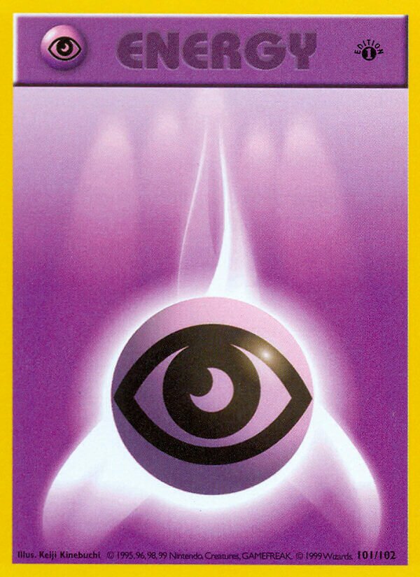 Psychic Energy 101/102 — Base Set (English Pokémon TCG card)