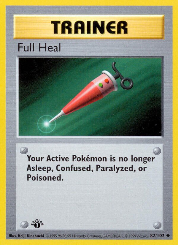 Full Heal 082/102 — Base Set (English Pokémon TCG card)