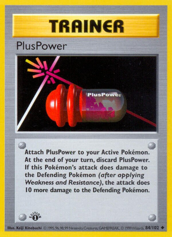 PlusPower 084/102 — Base Set (English Pokémon TCG card)