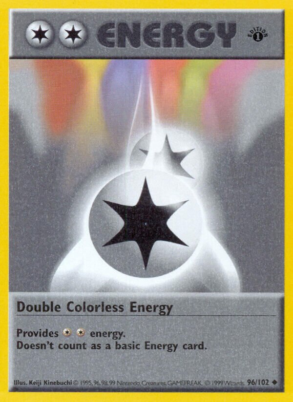 Double Colorless Energy 096/102 — Base Set (English Pokémon TCG card)