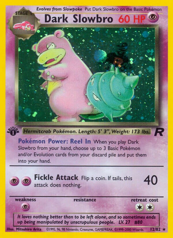 Dark Slowbro 012/83 — Team Rocket (English Pokémon TCG card)