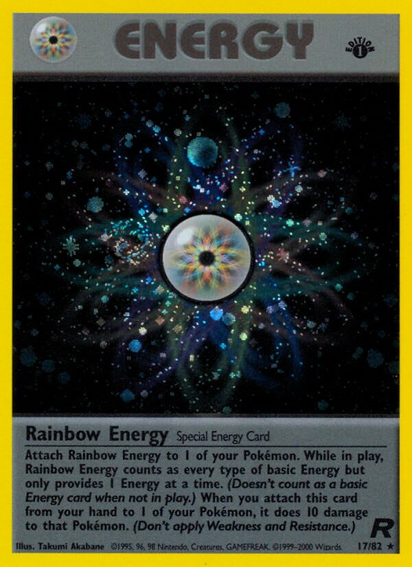 Rainbow Energy 017/83 — Team Rocket (English Pokémon TCG card)
