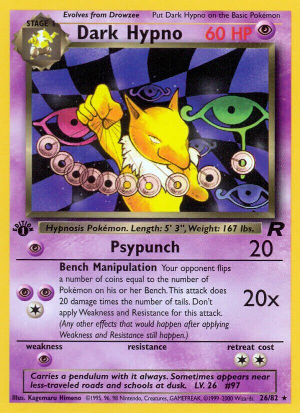 Dark Hypno 026/83 — Team Rocket (English Pokémon TCG card)