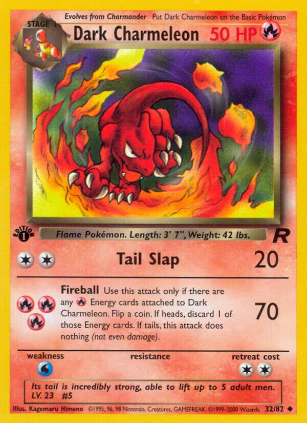 Dark Charmeleon 032/83 — Team Rocket (English Pokémon TCG card)