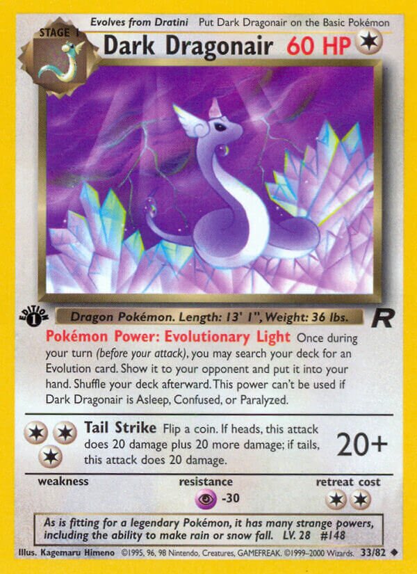Dark Dragonair 033/83 — Team Rocket (English Pokémon TCG card)