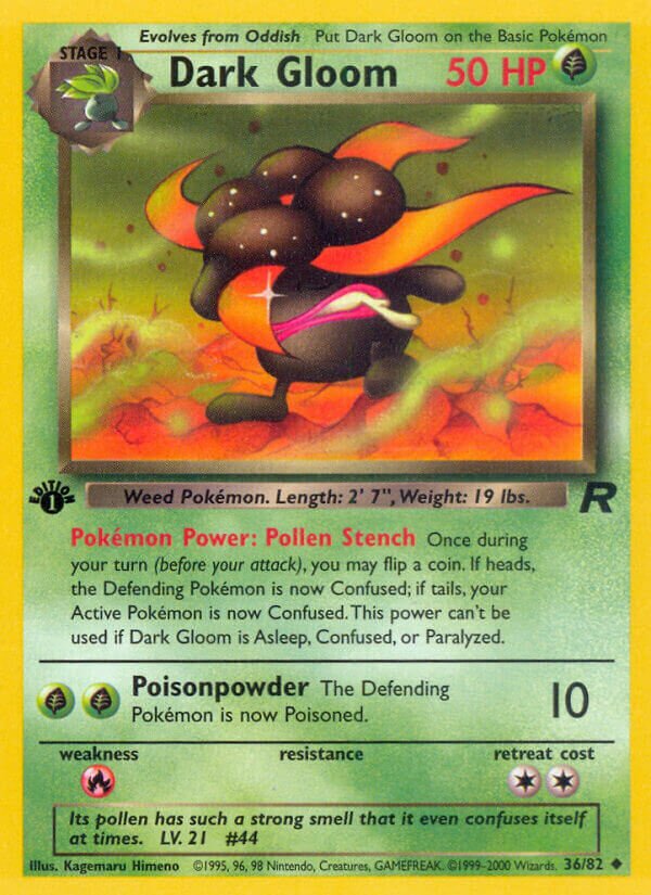 Dark Gloom 036/83 — Team Rocket (English Pokémon TCG card)